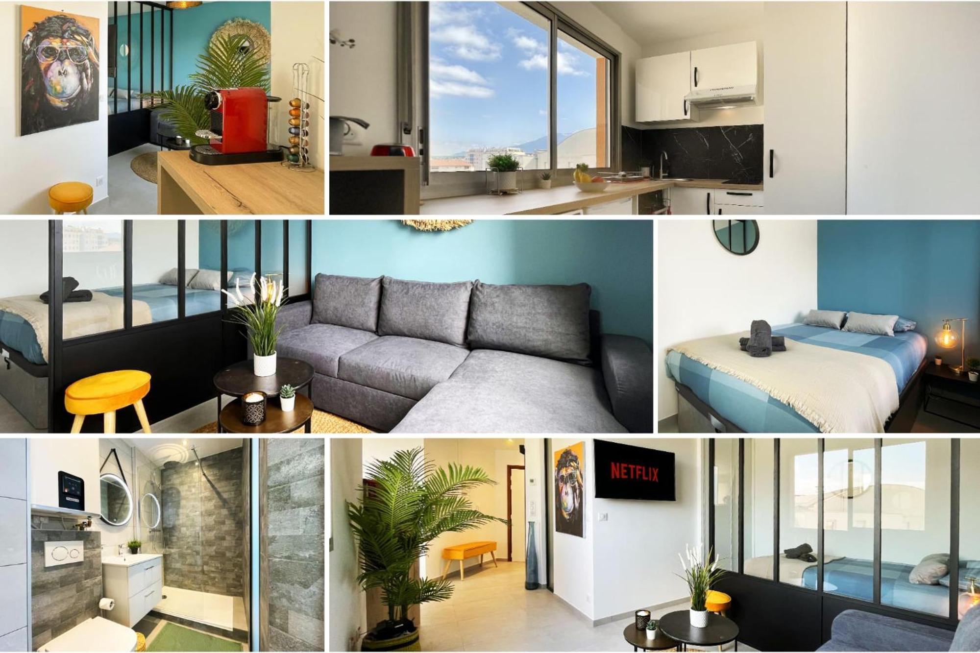Homey Superchill - Appartement Moderne Et Tout Equipe - Netflix Et Wifi Inclus - Situe En Hyper-Centre - Proche Geneve อานมาส ภายนอก รูปภาพ